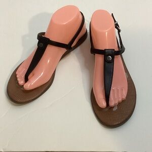 Circus Sam Edelman Black & Brown Sandals Simple 8.5